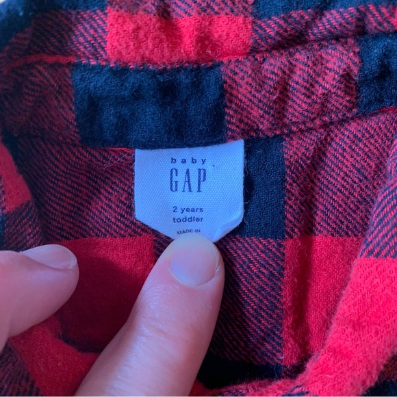 Gap 2T Flannel shirt - Picture 2 of 3